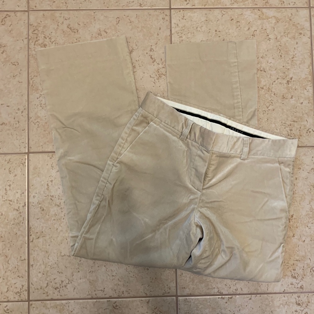 Theory velvet velour crop pant 00